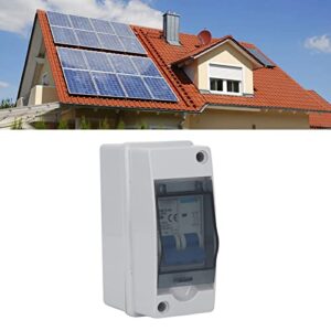 DC Disconnect Switch 1000V 40A Solar PV DC IP65 Distribution Box Isolation Switch Photovoltaic Solar Panel Grid Connected System Transparent Cover Miniature Circuit Breaker MCB