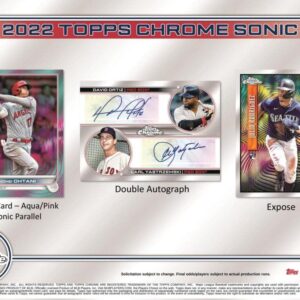 2022 Topps Chrome Sonic Lite Baseball Hobby Box (16 Packs/4 Cards: 1#'d Refractor)