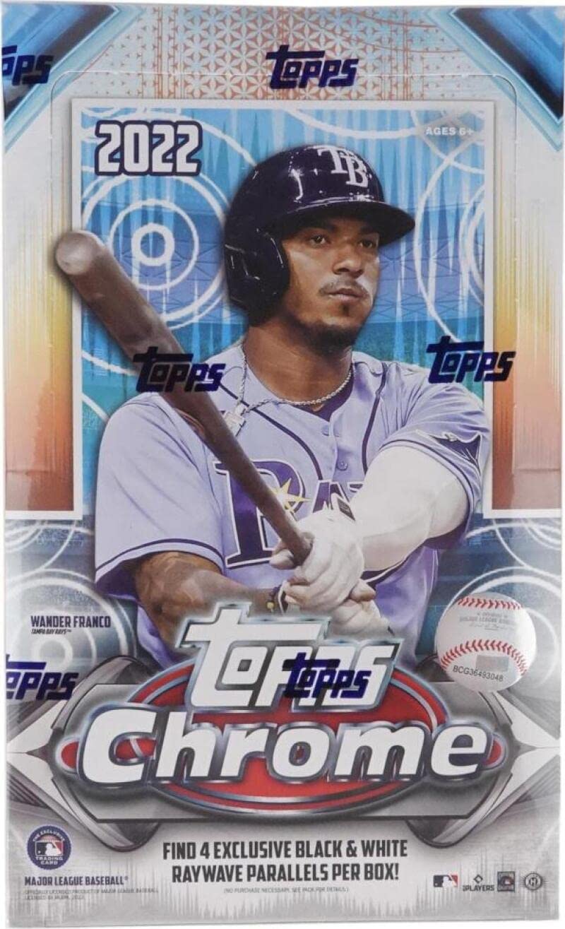 2022 Topps Chrome Sonic Lite Baseball Hobby Box (16 Packs/4 Cards: 1#'d Refractor)