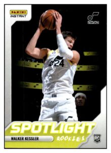 walker kessler rc 2022-23 panini instant spotlight rookies /965#22 jazz nm+-mt+ nba basketball