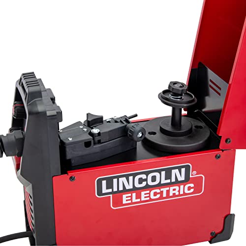 Lincoln Electric 90i FC Flux Core Wire Feed Weld-PAK Welder, 120V Welding Machine, Portable w/Shoulder Strap, Protective Metal Case, Best for Small Jobs, K5255-1