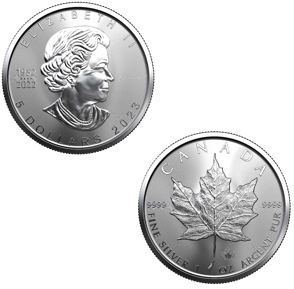 2023 CA Canadian 1 oz Silver Maple Leaf Coin 9999 $5 Brilliant Uncirculated New