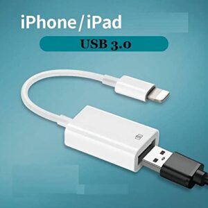 DESOFICON Lightning USB Camera Adapter for iPhone, iPad, and iPod Touch