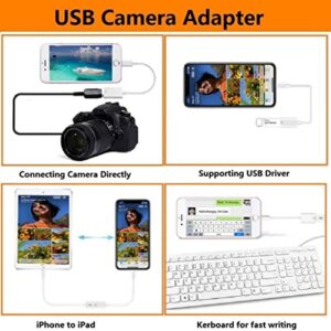 DESOFICON Lightning USB Camera Adapter for iPhone, iPad, and iPod Touch