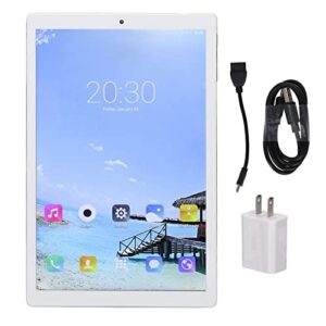 VINGVO 10in Tablet, Tablet PC 2.4G 5G Dual Band 8 Core CPU for Elderly (US Plug)