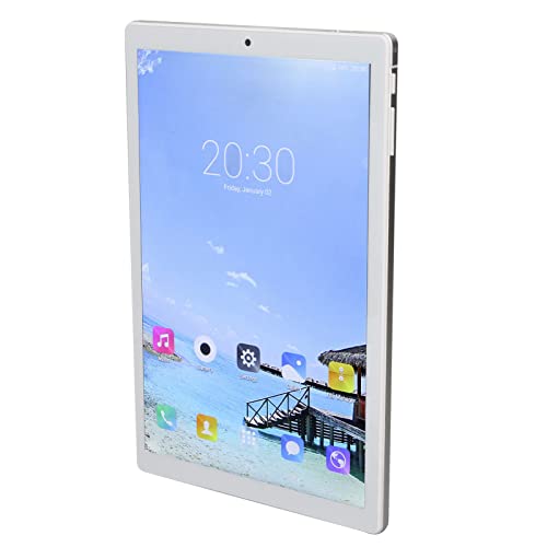 VINGVO 10in Tablet, Tablet PC 2.4G 5G Dual Band 8 Core CPU for Elderly (US Plug)