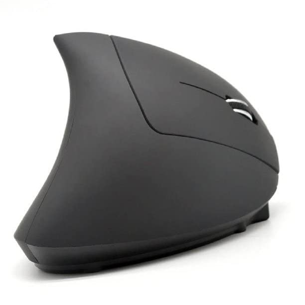 Moon Mouse Ergonomic Vertical Mouse - Wireless Mouse - 2.4GHz Computer Mouse with 3 Levels DPI - Mouse for Laptop, PC, Computer, Desktop, Notebook, Orthopedic Experts Mouse by SDG Direct - Black