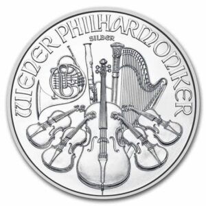 2023 at austrian philharmonics silver coin 1 oz 999 fine silver 1.50 euro brilliant uncirculated