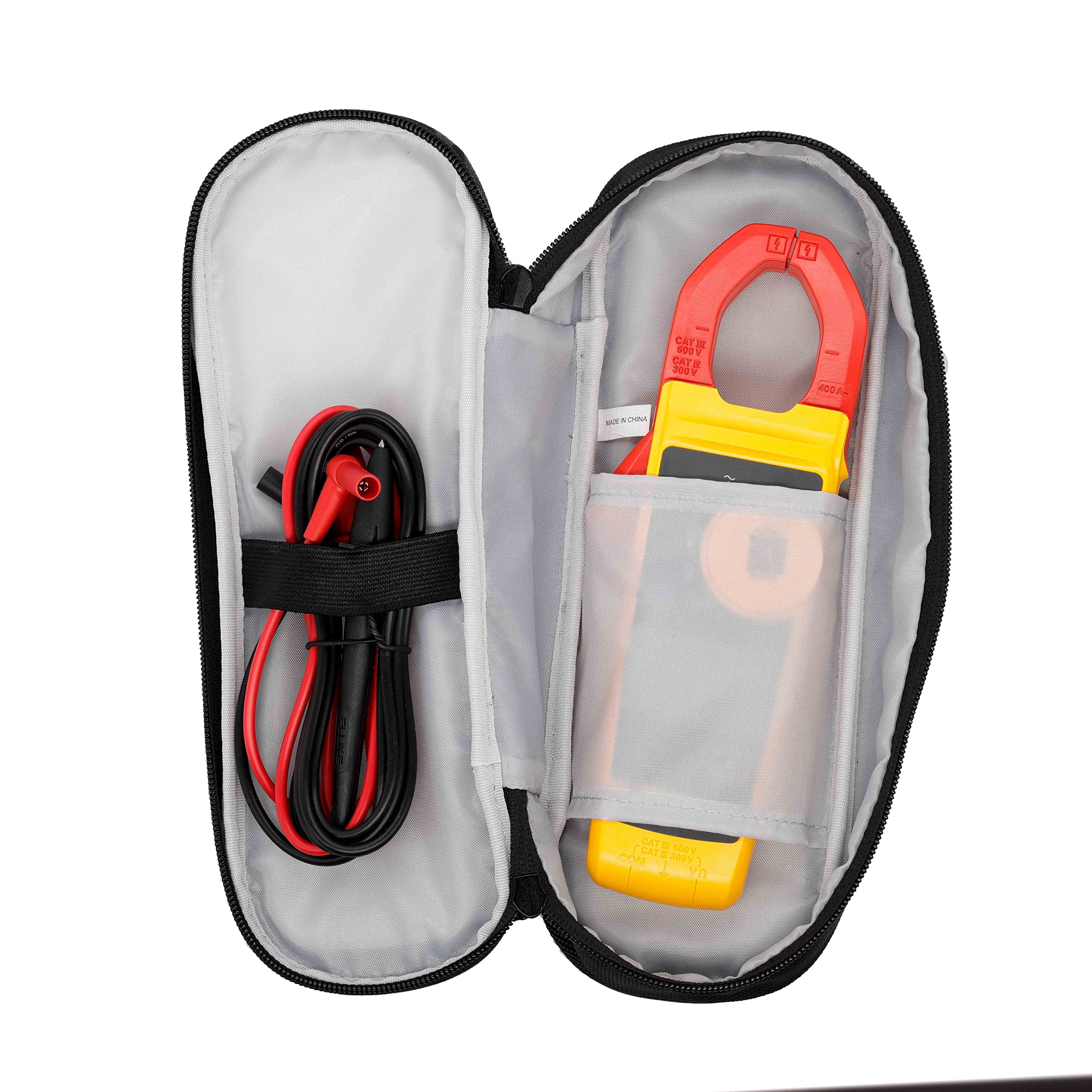 Clamp Meter Soft Case Storage Bag for Fluke T5-1000,T5-600 T6-600 T6-1000 302+