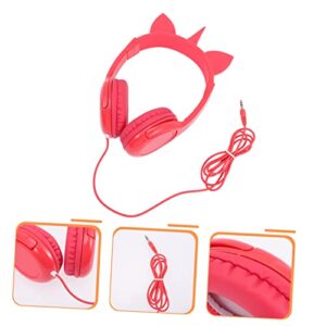 KOMBIUDA 3pcs cat Ear Headphones Gaming Headset on Ear Headphone Over Ear Headphone Over The Ear Headphones Bunny Headphone Kid Headphones Kids Headset Child Accessories Cartoon