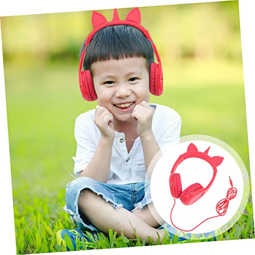 KOMBIUDA 3pcs cat Ear Headphones Gaming Headset on Ear Headphone Over Ear Headphone Over The Ear Headphones Bunny Headphone Kid Headphones Kids Headset Child Accessories Cartoon