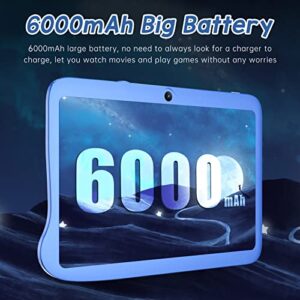 soobu Reading Tablet, Blue 6000mAh 5G WiFi Dual Camera HD IPS Screen 7 Inch Tablet for Study (Blue)