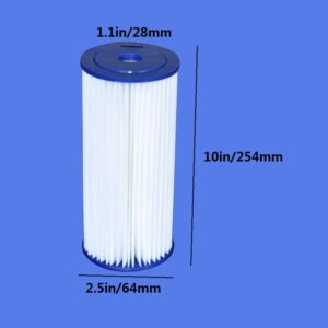 5 Micron 10" Pleated Whole Home Replacement Water Sediment Filter，Universal Simple Multi-Origami Filter Element