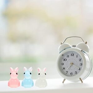 KESYOO 18pcs Rabbit Ornament Decorations for Home Miniature Toys Home Decoration Bunny Mini Garden Decor Mini Animals Figures Rabbit Landscape adornments Miniature Adorn Compact Ornaments