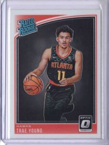 2018-19 donruss optic #198 trae young rr rc - rookie year