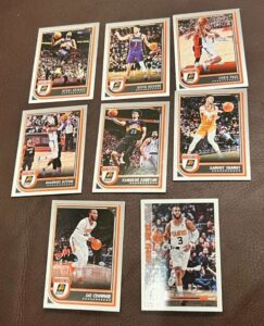 2022-23 panini nba hoops phoenix suns team set includes rookies (hand collated) of 8 cards: #163 mikal bridges #164 devin booker #165 chris paul #166 deandre ayton #167 cameron johnson #168 landry shamet #169 jae crowder #288 chris paul