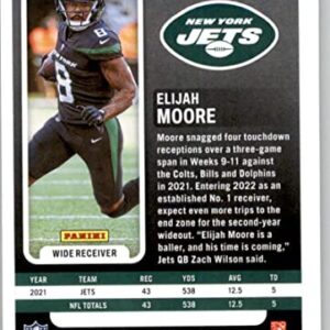 2022 Panini Absolute #98 Elijah Moore New York Jets Football Trading Card