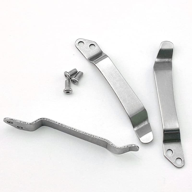 Echeson Knife DIY parts stainless steel back clip pocket knife clip for model 258