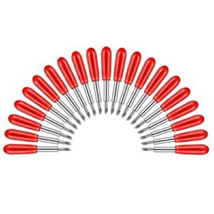 Latwne 25Pcs 45 Degree for Cutting Plotter Vinyl Cutter Knife Blade Blade High Hardness Tungsten Carbide Machine Tool