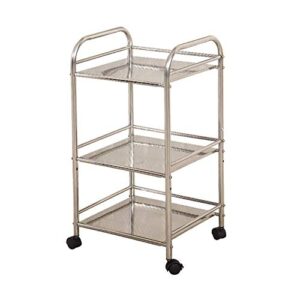 neochy movable trolleys, kitchen storage hand trucks, rolling cart,beauty salon trolley with universal brake wheel,perfect for hospital/dental clinic/a/m-50x35x75cm