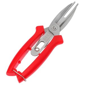 yarnow 1pc double edge picking scissors handheld pruners plant tree branch cutter gardening hand pruner gardening shears plant tree pruning shears stainless steel branch shears abs
