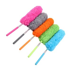 PLAFOPE 5pcs Duster Home Cleaning Brush Dusting Brush Cleaning Tool auto Tools car Cleaning Brush Household Cleaning Automotive Tools Hand Tools car Tools Fiber Telescopic Fan