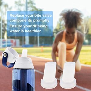 xcivi Water Bottle Mouthpiece Replacement for Brita Water Bottle-2 Pack Silicone Water Bottle Bite Valve Replacement Compatible with Brita Filter Water Bottles