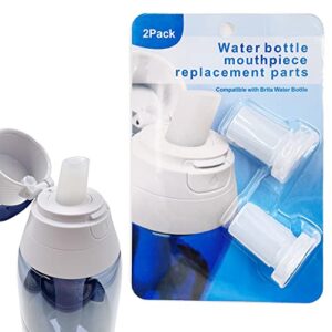 xcivi Water Bottle Mouthpiece Replacement for Brita Water Bottle-2 Pack Silicone Water Bottle Bite Valve Replacement Compatible with Brita Filter Water Bottles