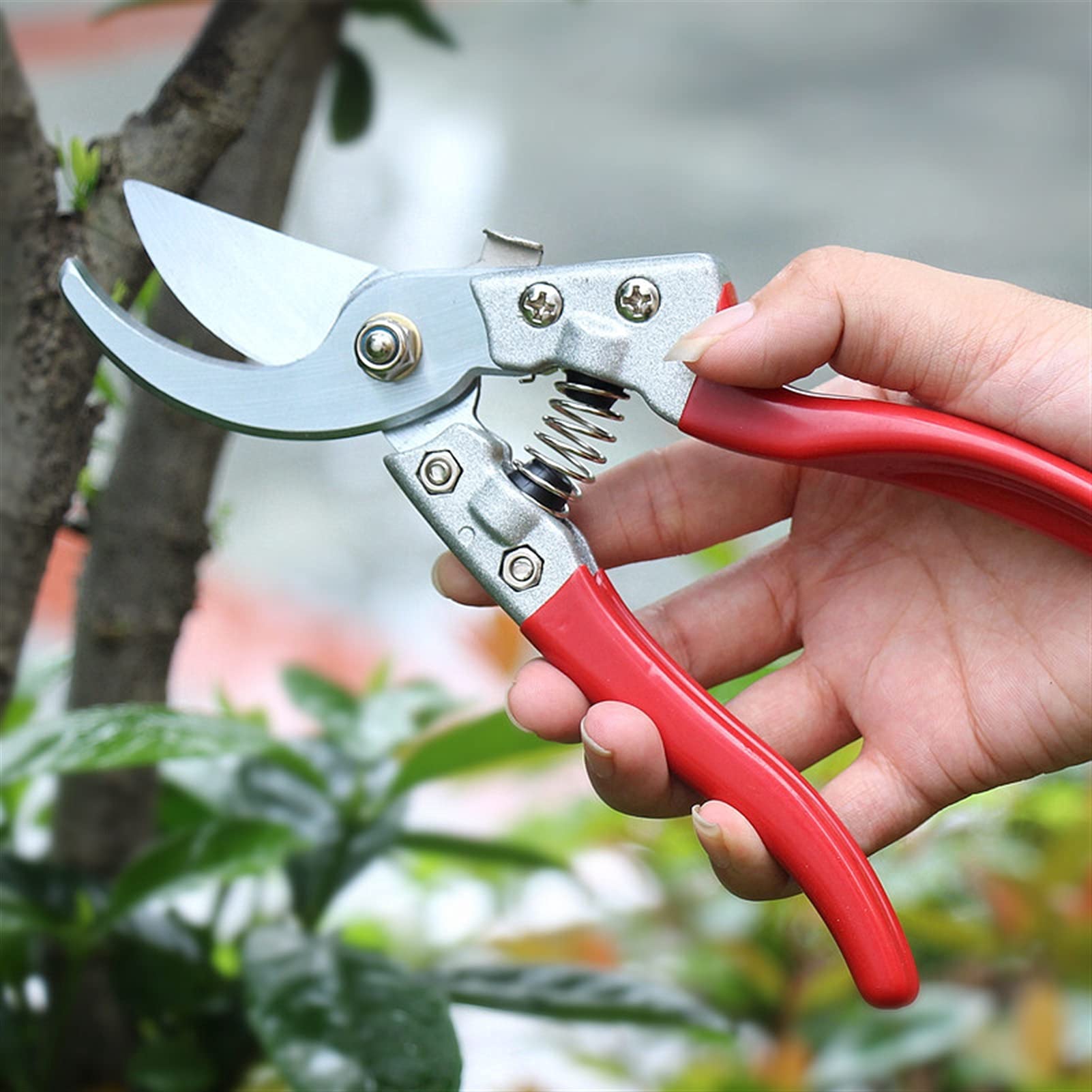 Garden Pruning Shears Stainless Steel Scissors Gardening Plant Scissors Branch Hands Pruner Cutter Bonsai Tool for Tree Flowers