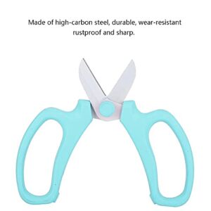 Garden Pruning Shears, High Carbon Steel Garden Pruning Shears Thick Branches Scissors Bonsai Tools Traditional Bonsai Scissors(blue)