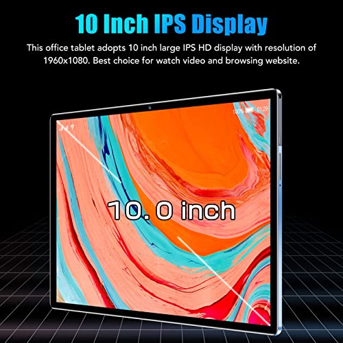 Dpofirs 10 Inch Androids 11 Tablet, Octa Core Processor Tableta Computer with 4GB RAM 128GB ROM, 5MP 8MP Camera, WiFi BT HD Display, 6000mAh 4G Call Gaming Tablet