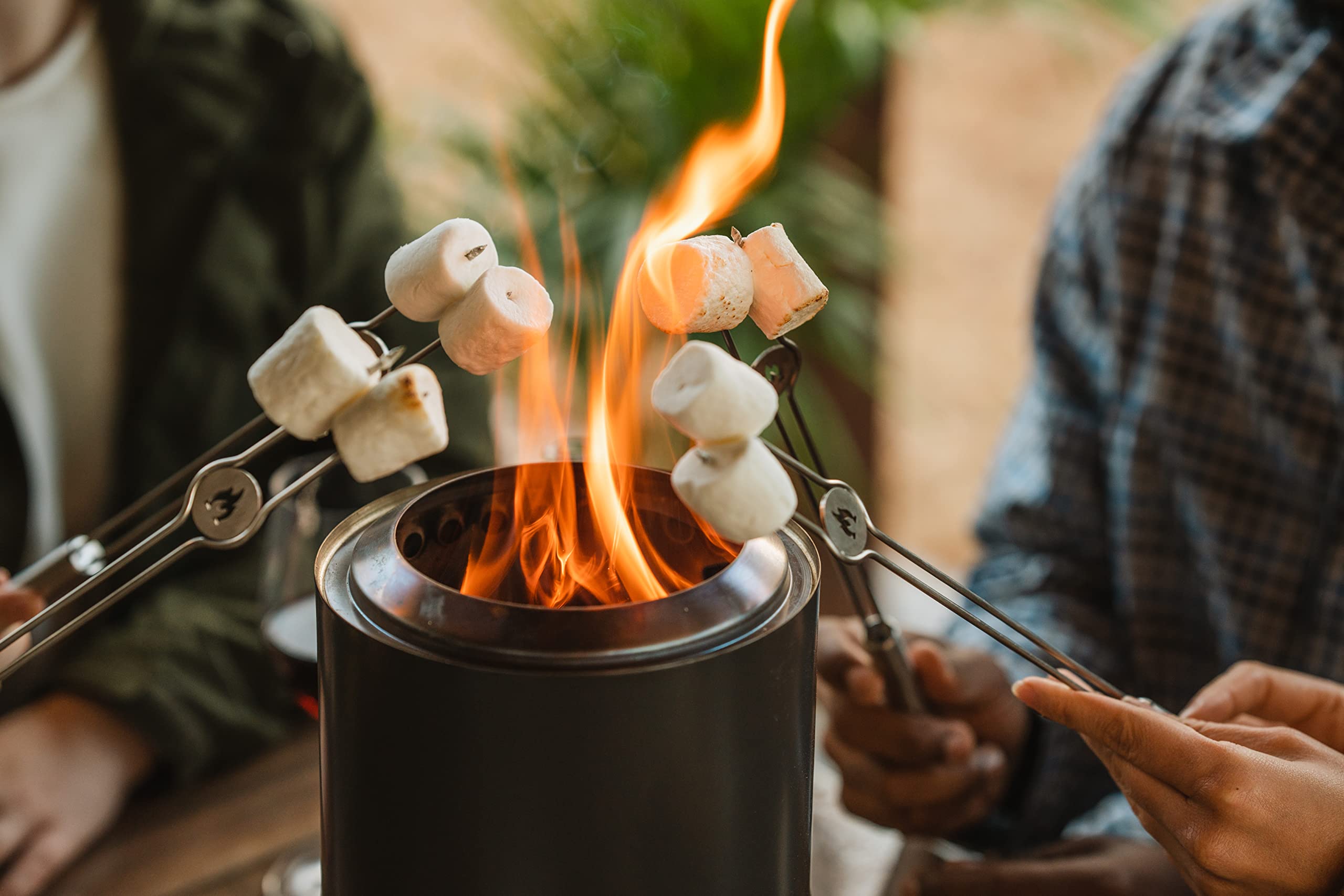 Solo Stove Mesa Accessory Pack | Incl. 4 Stainless Steel Mini Sticks + Stick Rests, Pellet Scoop, Mesa Lid, Carry Case, Accessories for Outdoor Fire Pit, 8.8 x 16 in, 2.5 lbs