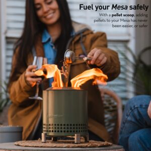 Solo Stove Mesa Accessory Pack | Incl. 4 Stainless Steel Mini Sticks + Stick Rests, Pellet Scoop, Mesa Lid, Carry Case, Accessories for Outdoor Fire Pit, 8.8 x 16 in, 2.5 lbs