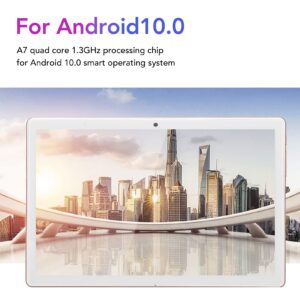 AMONIDA HD Tablet, 10.1 Inch Tablet Dual Card ROM 32GB 100-240V Office 3 Cards (US Plug)