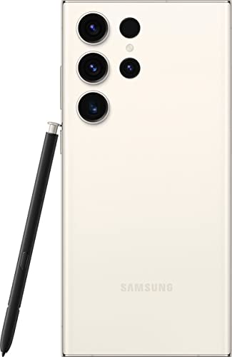 SAMSUNG Galaxy S23 Ultra 5G S9180 Dual 1TB 12GB RAM, 200 MP Camera, Factory Unlocked – Cream