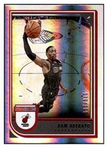 bam adebayo 2022-23 panini hoops premium foil /199#100 nm+-mt+ nba basketball heat