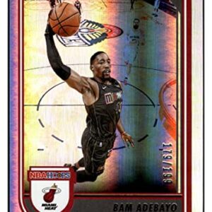 Bam Adebayo 2022-23 Panini Hoops Premium Foil /199#100 NM+-MT+ NBA Basketball Heat