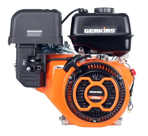 Genkins 16 HP 420cc Electric Start Engine Gas Powered Multi-Use Engine, GK420E