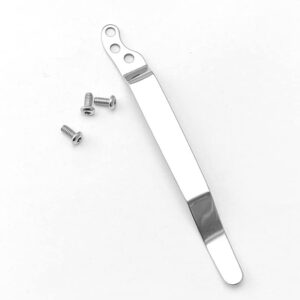 brassu knife clip tool diy parts stainless steel back clip pocket clip