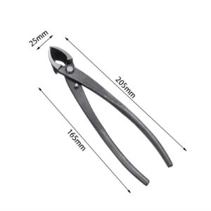 Garden Clipper 205mm 8 inch Garden Branch Cutter Forged Steel Round Edge Beginner Scissors Cutter Bonsai Tools