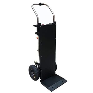 wthome sack toboggan electric stairclimber, with telescopic handle, stairs up/down 300 kg load capacity, maintenance-free/brushless motor - hand truck, s-shaped support arm