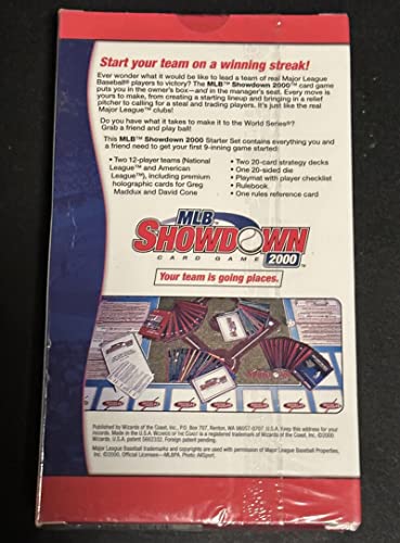 2000 MLB Showdown Baseball Factory Sealed Two-Player Starter Set by Wizards of the Coast