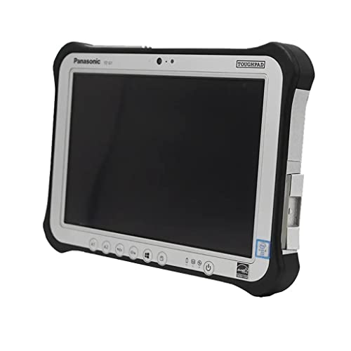 Toughbook Panasonic G1, FZ-G1 MK4 Intel Core i5-6300U 2.4GHz, 10.1" Multi Touch, Digitizer, 256GB SSD, 8GB, LAN Port, WiFi, Bluetooth, Webcam, Rear Camera, TPM 2.0, Windows 10 Pro (Renewed)