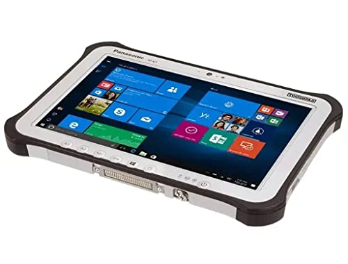 Toughbook Panasonic G1, FZ-G1 MK4 Intel Core i5-6300U 2.4GHz, 10.1" Multi Touch, Digitizer, 256GB SSD, 8GB, LAN Port, WiFi, Bluetooth, Webcam, Rear Camera, TPM 2.0, Windows 10 Pro (Renewed)