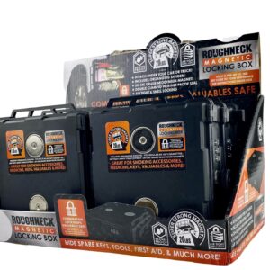 Roughneck Magnetic Locking Box - Impulse Retail Ready Display of 6 Each