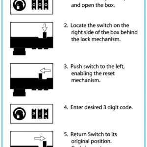 Roughneck Magnetic Locking Box - Impulse Retail Ready Display of 6 Each