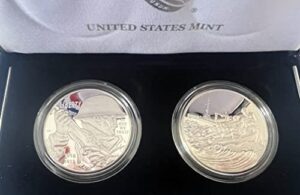 2018 p wwi world war one centennial (coast guard) medal set dollar us mint proof