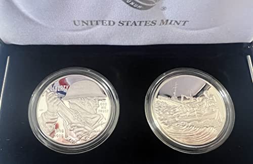 2018 P WWI World War One Centennial (Coast Guard) Medal Set Dollar US mint Proof