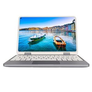 notebook computer, type c charging port 2560x1600 laptop fhd screen thin 2 in 1 for home for travel (8+512g us plug)