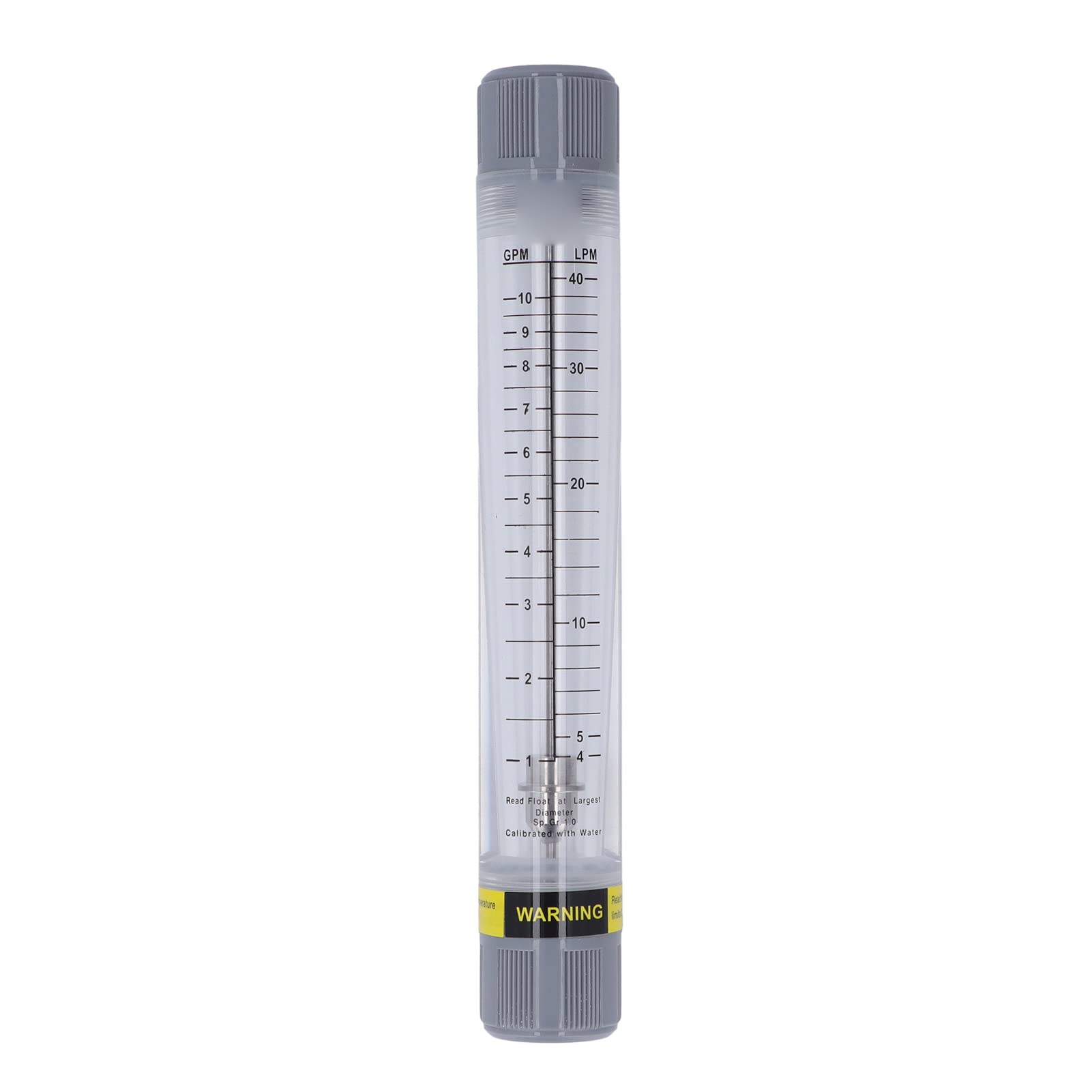 Liquid Flow Meter, Accuracy Flowmeter Tube Type Durable Acrylic 1-10GPM for Factory